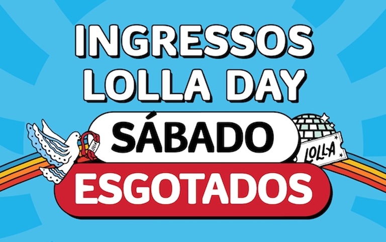 Imagem com o logo do festival Lollapalooza Brasil 2023