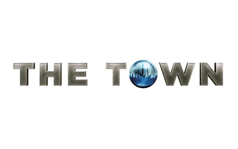 Imagem colorida com logo do The Town 2023 