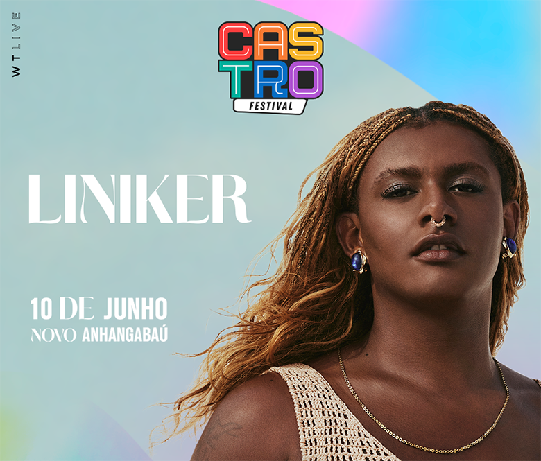 Fotografia colorida de Liniker - Castro Festival 2023