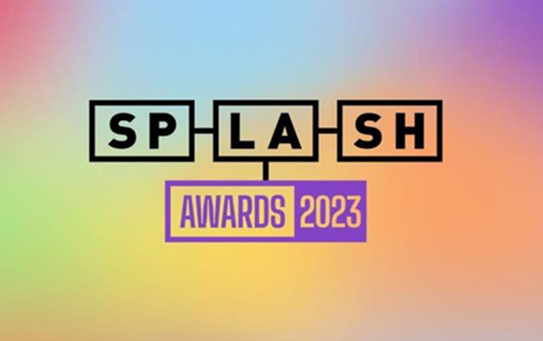 Ilustração colorida de Splash Awards 2023 - UOL - Divulgação