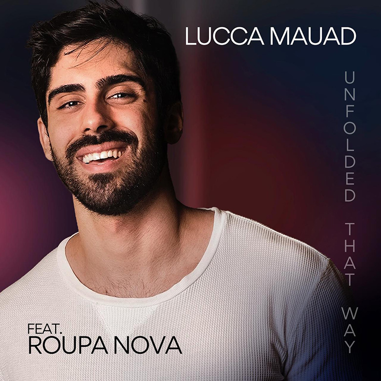 Arte colorida de Lucca Mauad - lançamento do primeiro single com participação do Roupa Nova - Divulgação