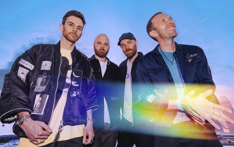 Fotografia colorida de Coldplay por Anna Lee